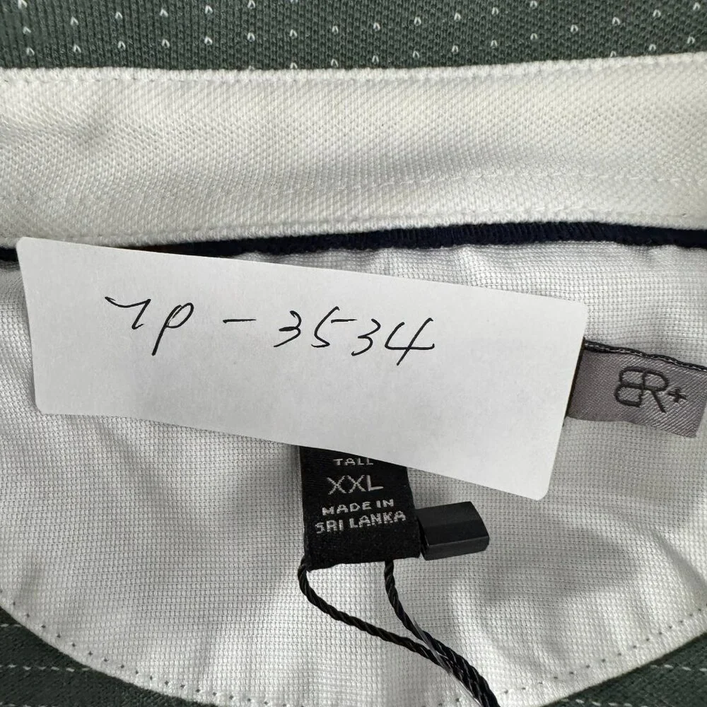 Banana Republic‎ Performance Pique Polo Shirt Mens 2XLT Green NWT TP-3534